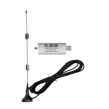 Приемник за RTL-SDR BLOG V3 R820T2 TCXO Приемник + Антена HF Biast SMA Програмно Дефинирано Радио 500 khz-1766 Mhz До 3,2 Mhz