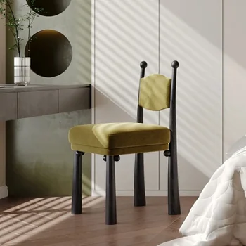 Прости Френски трапезни столове за отдих и Модерни домакински Скандинавските Трапезни столове Реколта Кухненски мебели Silla Comedor QF50DC