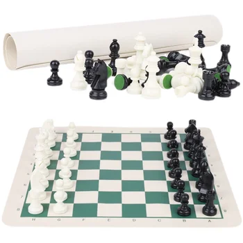 Професионален минималистичен шахматен комплект Combo Modernsocial Висококачествен уличен шах комплект Magnetic Chadrez Jogo Спорт и отдих