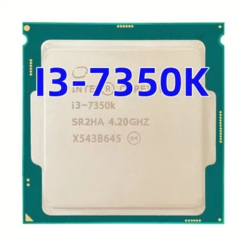 Процесор i3 7350K i3-7350K 4,2 Ghz Двуядрен четырехпоточный процесор 4M 60W 45NM LGA 1151