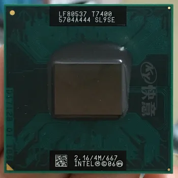 Процесор Intel Core 2 Duo T7400 за лаптоп SL9SE B2, процесор PGA 478, 100% в добро състояние
