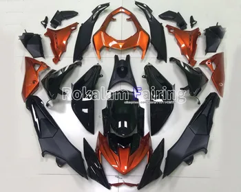 Резервни части за мотоциклети Z-800 за Kawasaki Cowling Z800 2013 2014 2015 2016 Z 800 Оранжево-черен комплект обтекателей (шприцоване)