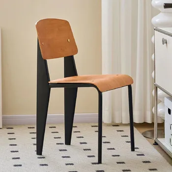 Скандинавските Класически столове, лесен бюро за детска стая, Офис, кухня, дървен Ретро Луксозен стол от висок клас, Ретро Мебели за интериора на Silla