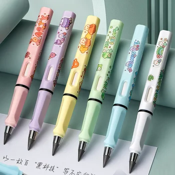 Сладки моливи за деца Безкраен молив с модел на Заек Евтини канцеларски материали Kawaii Ученически пособия Подаръци Новост