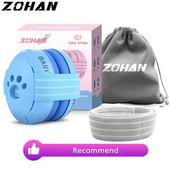 Слушалки ZOHAN Baby за деца, слушалките с шумопотискане, Защита на слуха за бебета, предпазни устройства за децата в самолет