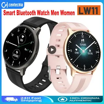 Смарт часовници LW11 с Bluetooth-разговори, 1,28-инчов смарт гривна със сензорен екран, фитнес тракер, дамски, Мъжки спортни часовници за Android и IOS