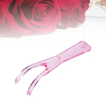 Сменяеми клечки за зъби за почистване на устната кухина, удобен инструмент за почистване на межзубных пропуски (розов)