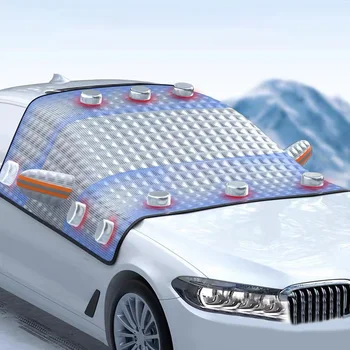 Снежната покривка на предното стъкло на автомобила Автомобилни Антифриз Снежните седалките на предното стъкло Магнитен снежна щит Ветрозащитный снежната покривка за превозни средства