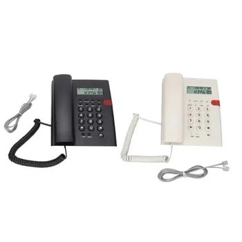 Стационарен телефон K010A-1, тенис и стенен телефон с кабелен дисплей CallerID за домашно ресторанта на хотела