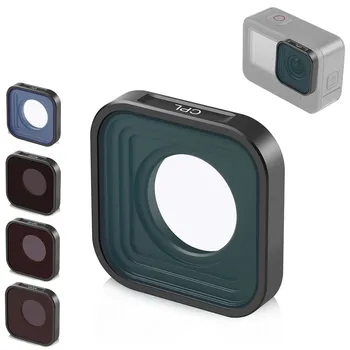 Стъклена камера Cpl Nd32 Nd16 Nd8, UV-филтър, защитен калъф за екшън камерата Gopro Hero 9 11 12, аксесоари за екшън камери черен цвят