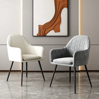 Трапезария стол за асистирана спални, Модерно обзаведен хол, Индивидуален скандинавски Ергономичен Офис стол за хранене, бюро Sandalye Furniture DX50CY
