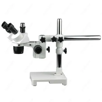 Тринокулярный стереомикроскоп-AmScope Доставя 20X-30X-40X-60X Тринокулярный стереомикроскоп на однорычажной стойка