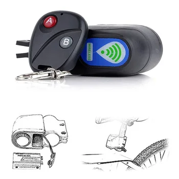 Умен безжично дистанционно управление на велосипед аларма, сирена, сензор за вибрации, велосипеди ключалка, защита против кражба, аларма