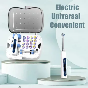 Универсален динамометричен ключ за зъбни импланти, Електрически Динамометричен ключ, Храповик с набор от инструменти за ремонт на цветни отвертка 16шт.