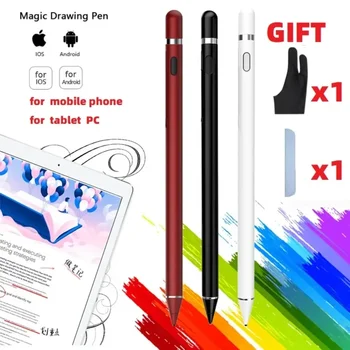 Универсален стилус, экранный молив, писалка за iPhone, iPad Pro 1 2 Air 3 4 Mini iPhone 5 6 Xiaomi Huawei, таблети iOS и Android