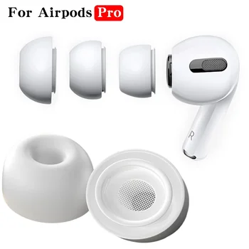 Универсални Сменяеми Ушни Втулки за Apple Airpods Pro 1 2 Силиконови Слушалки С Дупка За намаляване на Шума, Удобни Меки Ушни Втулки