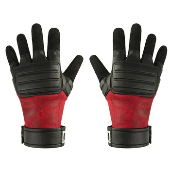 Хелоуин карнавал страна ДП Уейд Уилсън cosplay ръкавици супергерой Червен Handwear изкуствена кожа ръкавици 