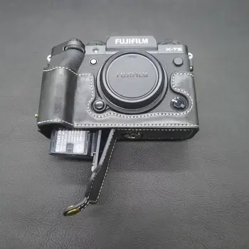 Чанта за Камера XT5 ПУ Case 1/4 с Винтовым Стена за Fuji Fujifilm X-T5 Body Half Base