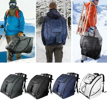 Чанта за ски, сноуборд, обувки, конькобежной чанти за съхранение на екипировка, каски, очила, ръкавици, аксесоари за якета, водоустойчив отвън и отдолу