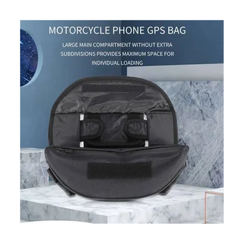 Чанта на Кормилото на мотоциклета, Магнитен Резервоар, Велосипедна Седельная Чанта за мобилен телефон с Голям екран/GPS за BMW R1200GS за Honda Ducati KTM