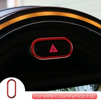 Червена капачка вътрешната сигналната лампа от въглеродни влакна за MINI Cooper F55 F56 Countryman F60