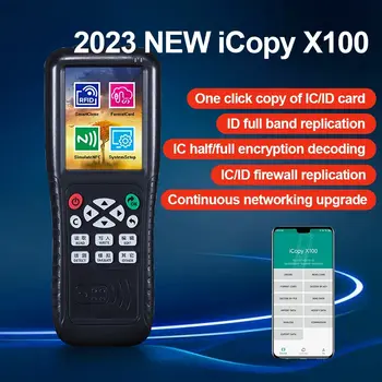 Четец за Смарт Карти NFC Сценарист RFID Копирни 125 khz 13,56 Mhz USB Fob Програмист Копира Криптиран Ключ С Гласова Предаването на X100