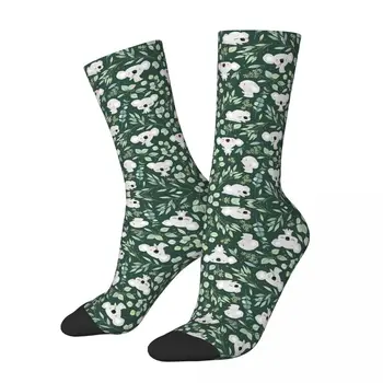 Чорапи с Шарките на Коали И Евкалипт Harajuku, Супер Меки Чорапи, Всесезонни Чорапи, Аксесоари за Мъже И Жени, Подаръци