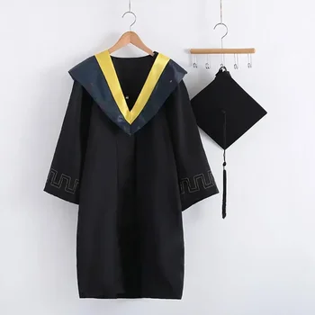Шапка унисекс Костюм на Бала Бакалавърска Униформи завършил Официалното рокля Университет 2023